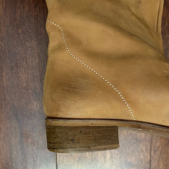 Anthropologie Openwork Laurel Boots Laser Cut in Brown Nubuck, Size6 EU36 - Picture 13 of 15